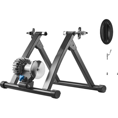 Home Trainer, Résistance Progressive, Design Compact, Noir (1/2)
