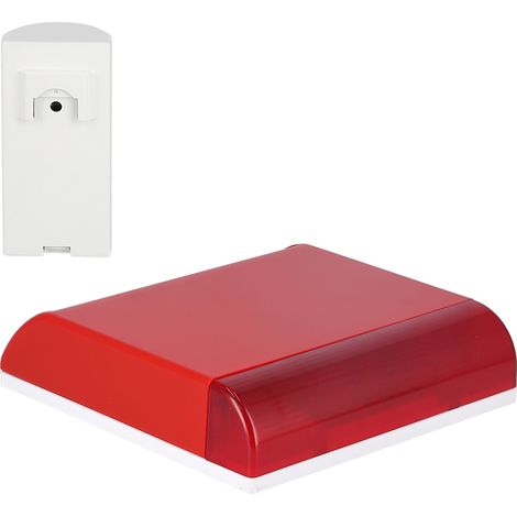 Kit d'alarme sans fil WiFi avec détecteur de mouvement, capteur de porte, télécommande, alarme sonore et lumineuse, compatible UE AC 100-240 V (1/5)