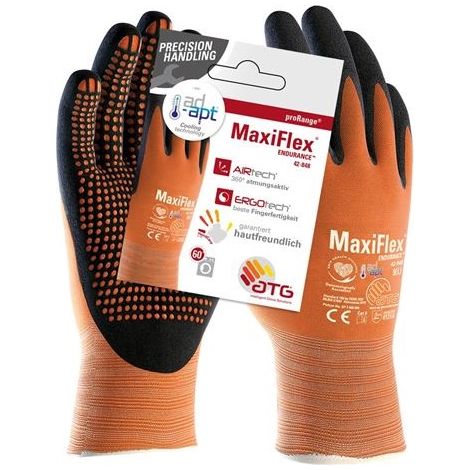 2581-8 MaxiFlex® Endurance™AD-APT® Nylon-Strickhandschuhe (42-848HCT), SB-Verpac