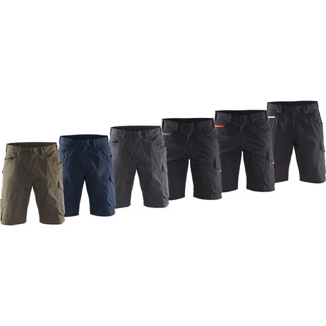 Pantalones multibolsillos cortos Blaklader 1499 Service - 60 (EU) - Negro /Gris Oscuro (1/5)