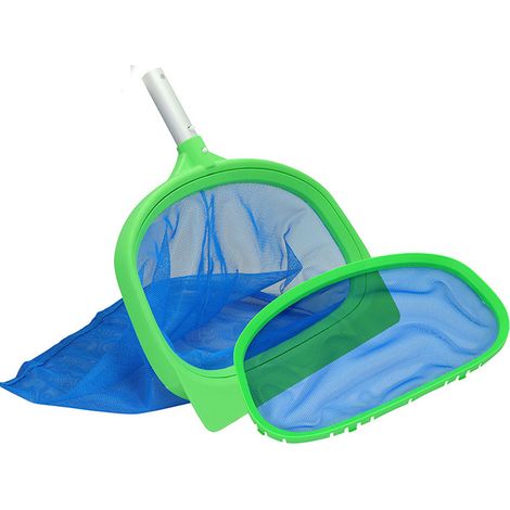 Epuisette de Piscine Maille Fine, Epuisette de Fond und Surface Ecumoire pour Piscine, Jacuzzi, Spa, Filet de Nettoyage de Fond Piscine (1/5)