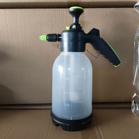 2-Liter-Drucksprüher, säure- und laugenbeständig – Gartensprüher, Desinfektionsmittel, Autoreinigungs- und Multifunktionssprüher, 1 Stück, Weiß