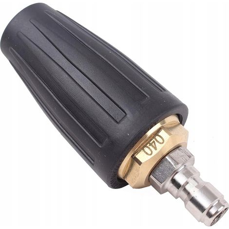 Boquilla turbo giratoria para hidrolimpiadora Lavor con rosca de 1/4"