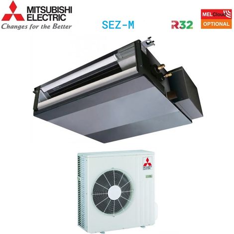 mitsubishi electric aire acondicionado conductos inverter 18000 btu sez-m50da + suz-m50va r-32 wi-fi opcional
