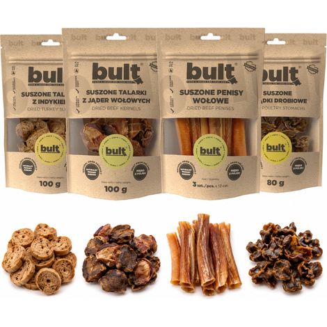 BULT natürlicher Kausnack für Hunde, Rind- und Geflügelmischung, 4 Stück. (1/5)