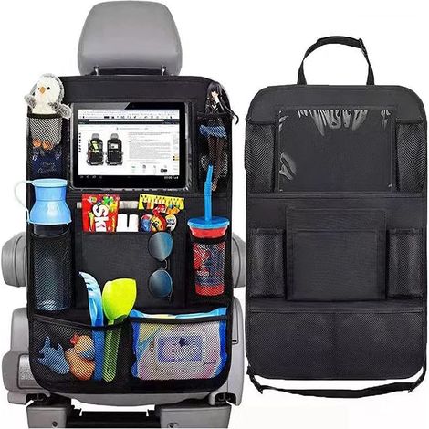 Sac de rangement suspendu pour siège auto, multifonctionnel, grande capacité, pliable, organisateur de siège arrière
