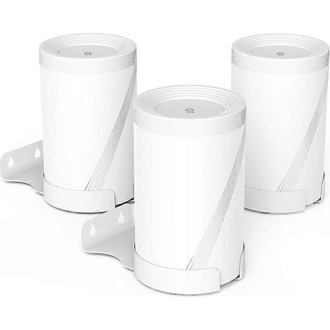 Lot de 3 supports muraux pour système Wi-Fi Mesh TP-Link Deco BE63/BE65/BE67/BE68/BE10000/BE11000/BE14000, gain de place (1/5)