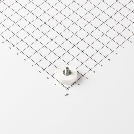 Magna-C Gummiertes Magnetsystem Ø18x6mm mit Gewindezapfen (1/4)