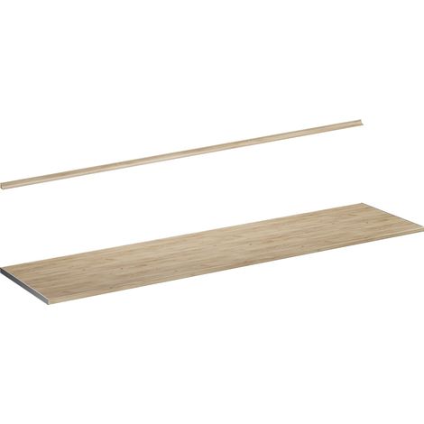 Plan de travail cuisine R-Line, Chêne de force doré, 240 cm, Vicco