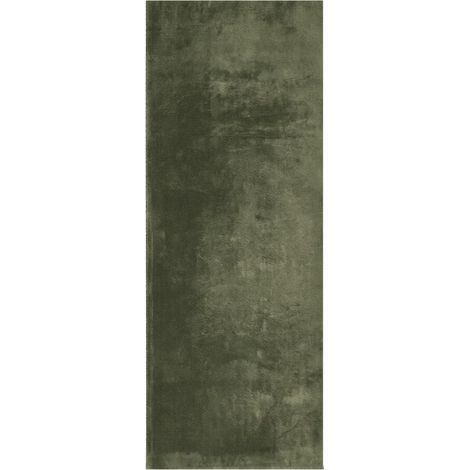 Maison Exclusive - Alfombra pelo corto suave lavable HUARTE verde