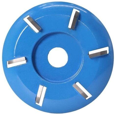 BUNTHAUS Disque de coupe électrique professionnel pour sabots, haute efficacité de travail, 6 dents, type plat bleu, durable. (1/4)