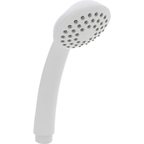 Douchette chantier Ø65 mm blanche 1 jet - THEWA UDE100DO