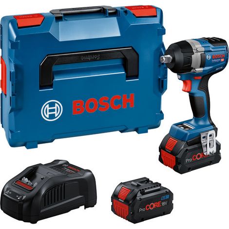 Bosch Akku-Drehschlagschrauber GDS 18V-750 C, 2x 8,0 Ah und Ladegerät in L-BOXX