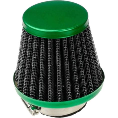 Filtre à air pour moto 38 mm 15 pouces, filtre d'admission à haut débit, kit d'admission d'air froid conique Sport Power Mesh pour moto (1/5)