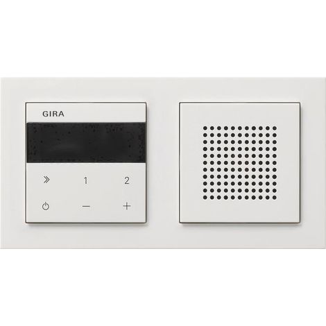 Gira Radio da incasso IP Altoparlante + Telaio E2 Gira E2 [232029], 2320 29