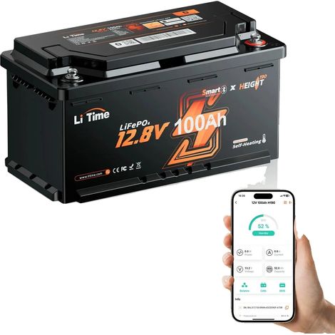 Batería, control inteligente Bluetooth, calefacción integrada, negro. (1/5)
