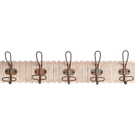 fh-deco DKD Home Decor Portemanteau Colonial Naturel 61x10x21 cm (1/3)