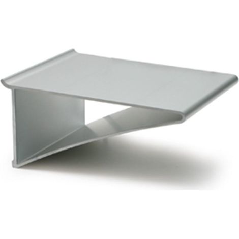 REPISA ESTANTE ALUMINIO PERFILA PLATA MATE 100mm (1/2)