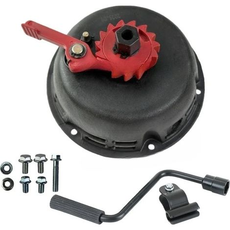Kit de montage manuel de tambour de frein avec manivelle, adapté aux systèmes de freinage de roue arrière des VTT et des motos tout-terrain, kit complet de pièces de rechange. (1/5)