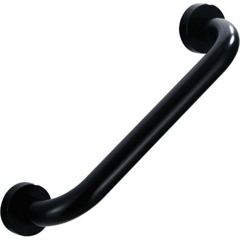 Grab bar, safety grab handle for bath, toilet, shower, child, woman, elderly person, 30 cm, black (1/4)