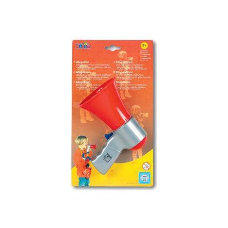 IBM klein Theo 8942 Fire Fighter Henry Mégaphone I Mégaphone-Jouet avec Super Fonction Sonore I Dimensions : 16 cm X 11 cm X 7 cm I Jouet pour Enfants Partir de Trois Ans