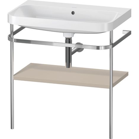 Set c-bonded Duravit Happy D.2 Plus con soporte metálico,