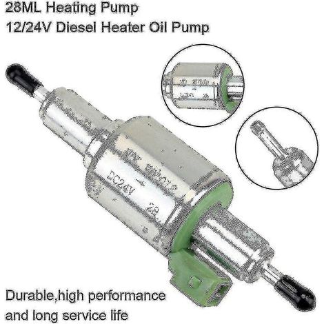 Pompe à carburant/huile 12/24 V pour chauffage Webasto Eberspacher, compatible avec les chauffages de stationnement pour camions de 5 à 8 kW. (1/2)