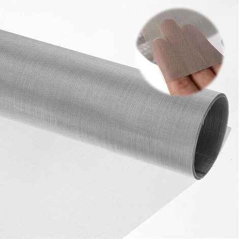 40 x 200CM Grille Métallique Fine,Moustiquaire en Acier Inoxydable,Fiilet anti Insecte Grillage Voliere pour Jardin, Clôture d'animaux, Clôture de Jardin, Décoration D'intérieur (1/5)