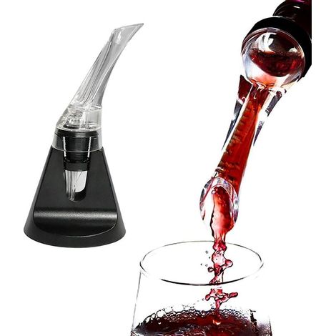 1 Aérateur de vin, bec verseur anti-goutte, acier inoxydable, ABS, pour vins rouges et blancs (1/5)