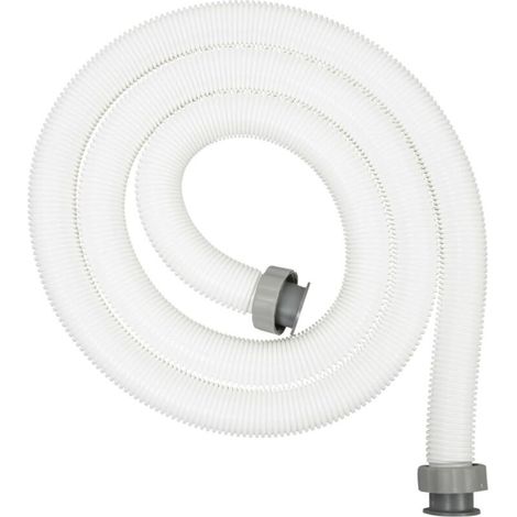 Flexible hose D 38 L 3.0 m + threaded fittings White (1/4)