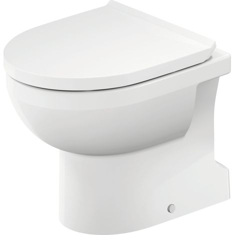 Duravit – Cuvette WC au sol rimless 370x560mm – Sortie verticale – Céramique sanitaire anti-rayures – Rinçage hygiénique sans éclaboussures (1/5)