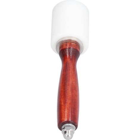 Marteau à sculpter le cuir DIY, maillet en nylon avec manche en bois pour maroquinerie et gravure (1/5)