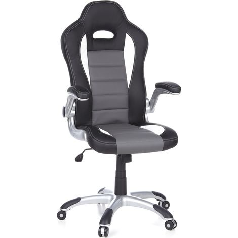 Gaming Stuhl / Bürostuhl GAME SPORT schwarz / grau hjh OFFICE