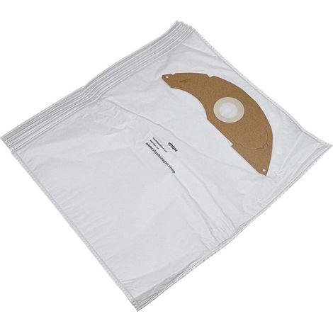 Lot de 5 sacs pour aspirateur Kärcher NT 22/1 Ap L et NT 22/1 Ap Te L – Microfibre non tissée – Dimensions 42x26,5cm – Double couche (1/4)