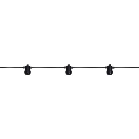 Lichterkette ,EXTRA', System 24, Zubehör, outdoor, 8x E27 Fassung für Glühbirnen, 4m (1/4)