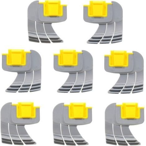 MX8 Elite, MX6 Elite et Maxx Pool Cleaner R0714400 Brosse à récurer Cyclonique de rechange pour Zodiac Polaris MX8 Elite, MX6 Elite et Maxx R0714400 (lot de 8) (1/4)