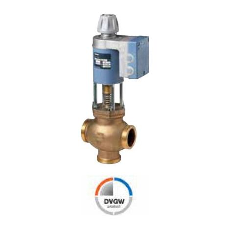 Magnetventil 3-WEG PN16 DN15 kvs=0,6 Rotguss geschraubt