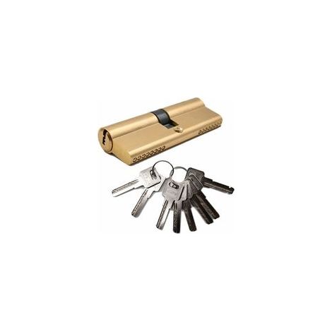 Cylindre de Serrure,Cylindre Débrayable 42.5/42.5(85mm) 8 Clés Finition en laiton Haute Sécurité Anti Pic Anti Perceuse Anti Coup Anti Infraction pour Upvc Portes de Terrasses Extérieure/Entrée