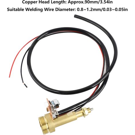 Adaptateur central de remplacement pour prise de panneau de soudage MIG, raccord euro, kit de conversion (1/5)