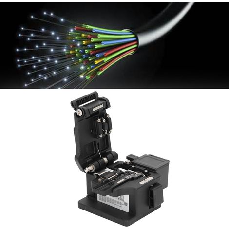 Coupe-fibres optiques AUA-X0 avec boîte à déchets de fibres, soudeuse à fusion de fibres optiques, coupe-fibres à chaud, outil de soudure à froid. (1/5)