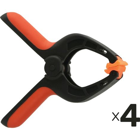 DAYTOOLS Serre-joint LZ-92, 0...37 mm, 92 mm, set de 4