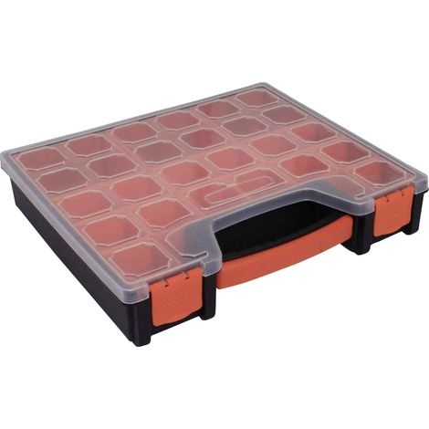 Quadrios 23SA094 Mallette de rangement (L x l x H) 31.2 x 27.2 x 6 cm Nombre de compartiments: 14 séparations fixes Con (1/5)