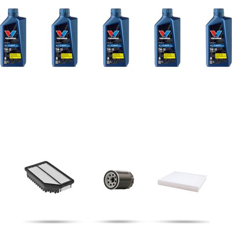 Kit tagliando 3 FILTRI e 5L OLIO compatibile con Hyundai ix35 2.4 mpi 128kw dal 2010 (1/5)