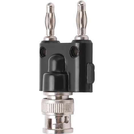 Adaptateur de prise banane U28 BNC mâle à double connecteur, accessoire de test d'oscilloscope (1/5)