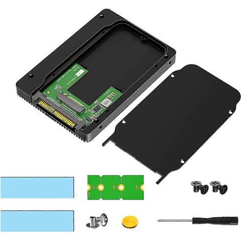 PCIe 5.0 NVMe 5.0 zu U.2 SSD-Adapter (SFF-8639) für 2,5" 5.0 SSDs. Konvertiert eine M.2 NVMe SSD in eine U.2 SSD für SSDs der Baugrößen 2230, 2242, 2260 und 2280. (1/5)