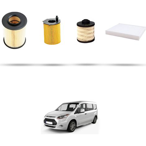 Kit tagliando 4 filtri compatibile con Ford Tourneo Connect II 1.5 TDCi 55kw dal 2015 (1/5)