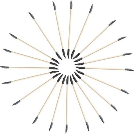 Bâtons à poncer Vingt pièces allumettes précision ponceuse Bâtonnets de ponçage pour modélisme DIY pour impression 3D, outillage bijouterie, mobilier, petits (1/5)