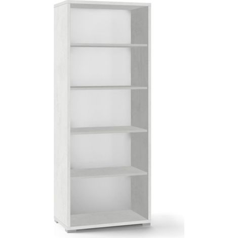 Librería abierta multiusos moderna con 5 compartimentos Egua - Blanco