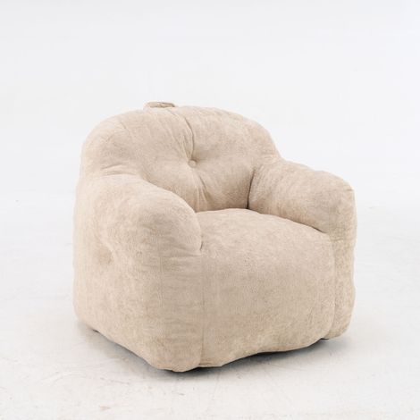 GagaFauteuil pouf avec accoudoirs, beige (1/5)