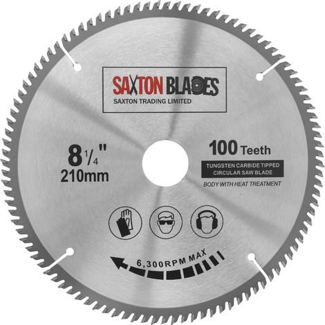 circulaire Fine Cutting lame de scie pour le bois 210 mm x 30 mm x 100 dents compatible avec Festool Bosch Makita Dewalt (1/5)